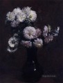 Chrysanthemums painter Henri Fantin Latour floral